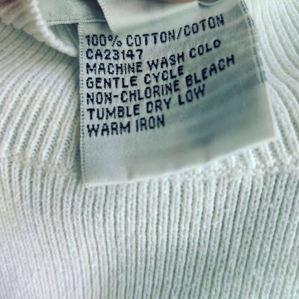 Talbots Soft Ribbed Mock Turtleneck 100% Cotton T… - image 5